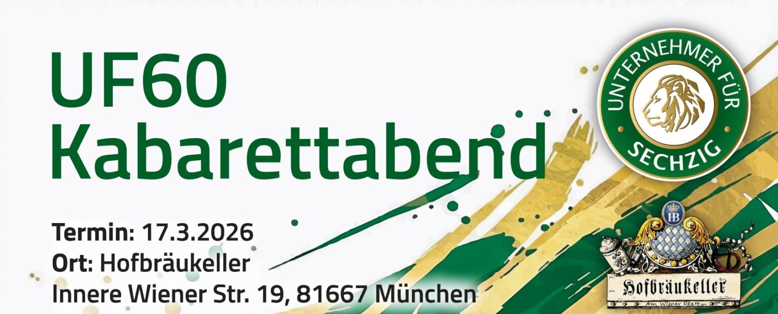 Unternehmer für Sechzig Kabarett Abend